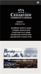 Mobile Screenshot of cedarview.org