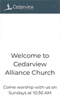 Mobile Screenshot of cedarview.ca